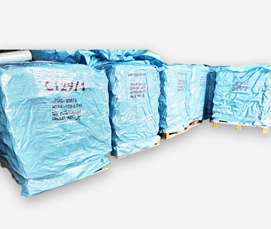 Export packing bag with pallet beating